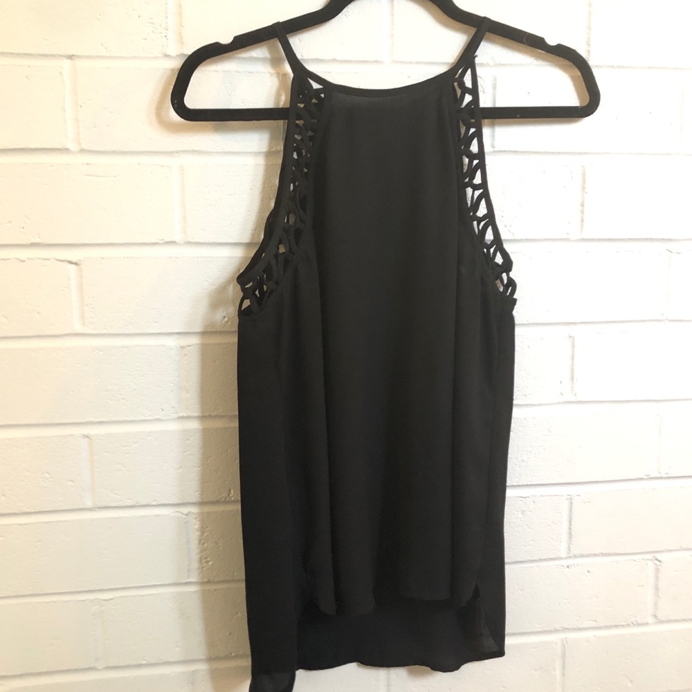 🌞 Black Detail Tank